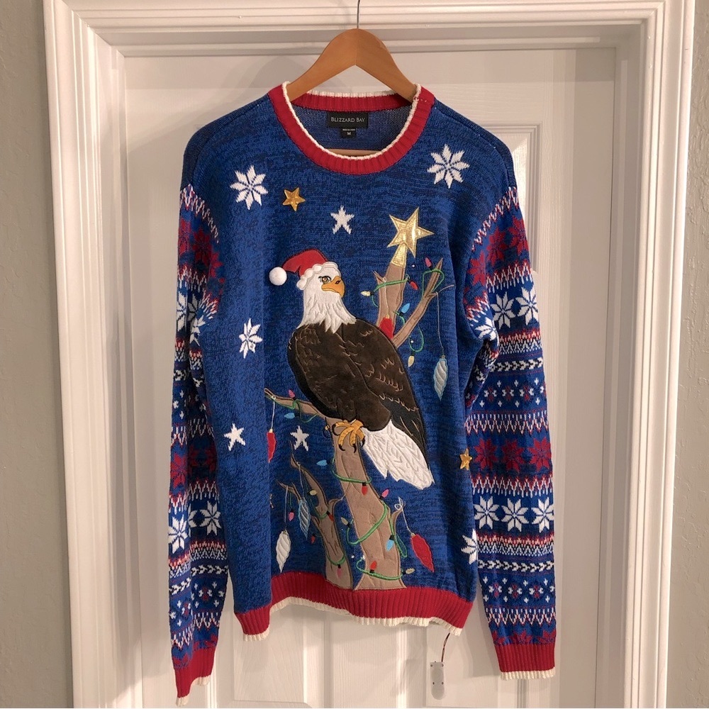 New Ugly Light Up Christmas Sweater Men’s Size Medium